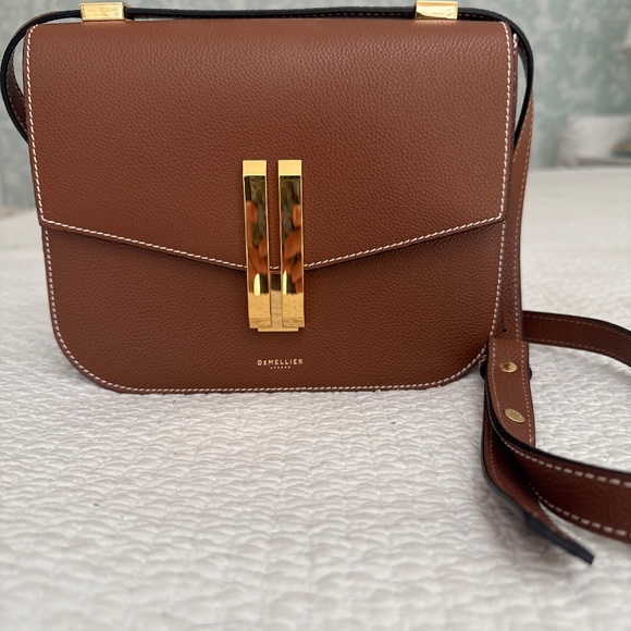 Demellier Vancouver Tan Small Grain NWOT - Picture 1 of 4